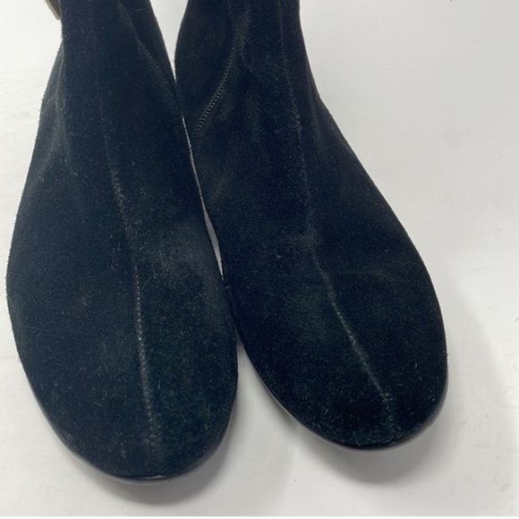 AEROSOLES Black Club Sota Boots with Buckles - 6.5 - Like New - Picture 7 of 12